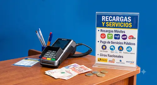 Recargas y servicios